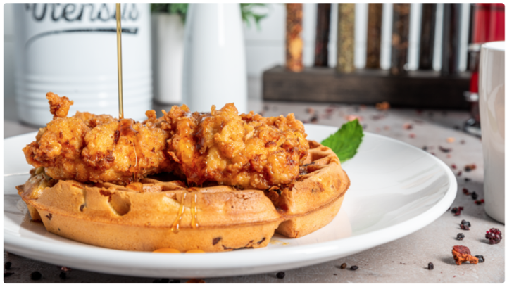 Buttermilk Battered Chicken & Waffle