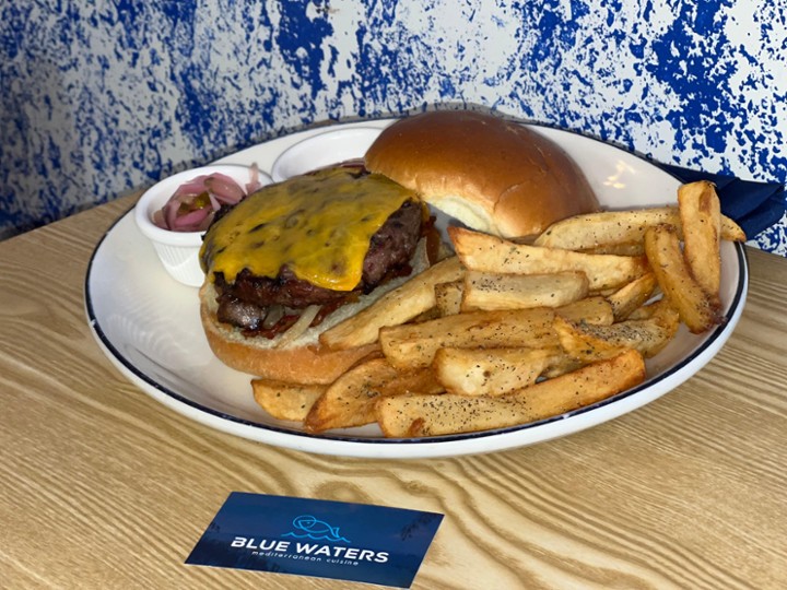 PF Blue waters burger