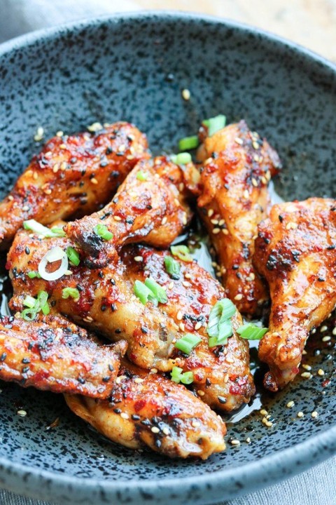 GRILLED CHICKEN WINGS 6pc