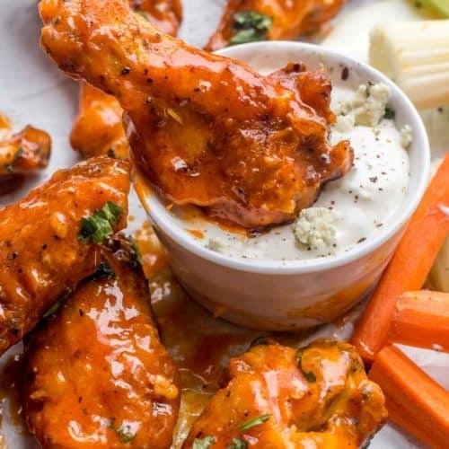 Chicken wings  CHOOSE: (BUFFALO or BBQ) CHOICE OF ADDING ON FRIES