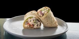 CHICKEN & CHEDDAR CHEESE RANCH WRAP WITH AVOCADO, LETTUCE & RANCH DRESSING
