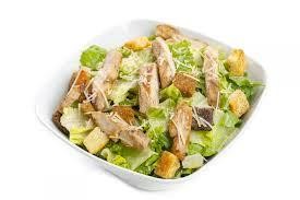 CAESAR SALAD, GRILLED CHICKEN-ROMAINE LETTUCE, PARMESAN CHEESE , CROUTONS, CAESAR DRESSING