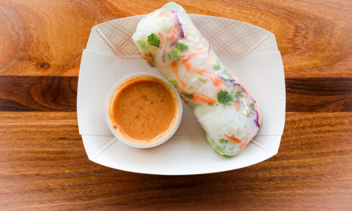 Spring Roll with Thai Peanut sauce