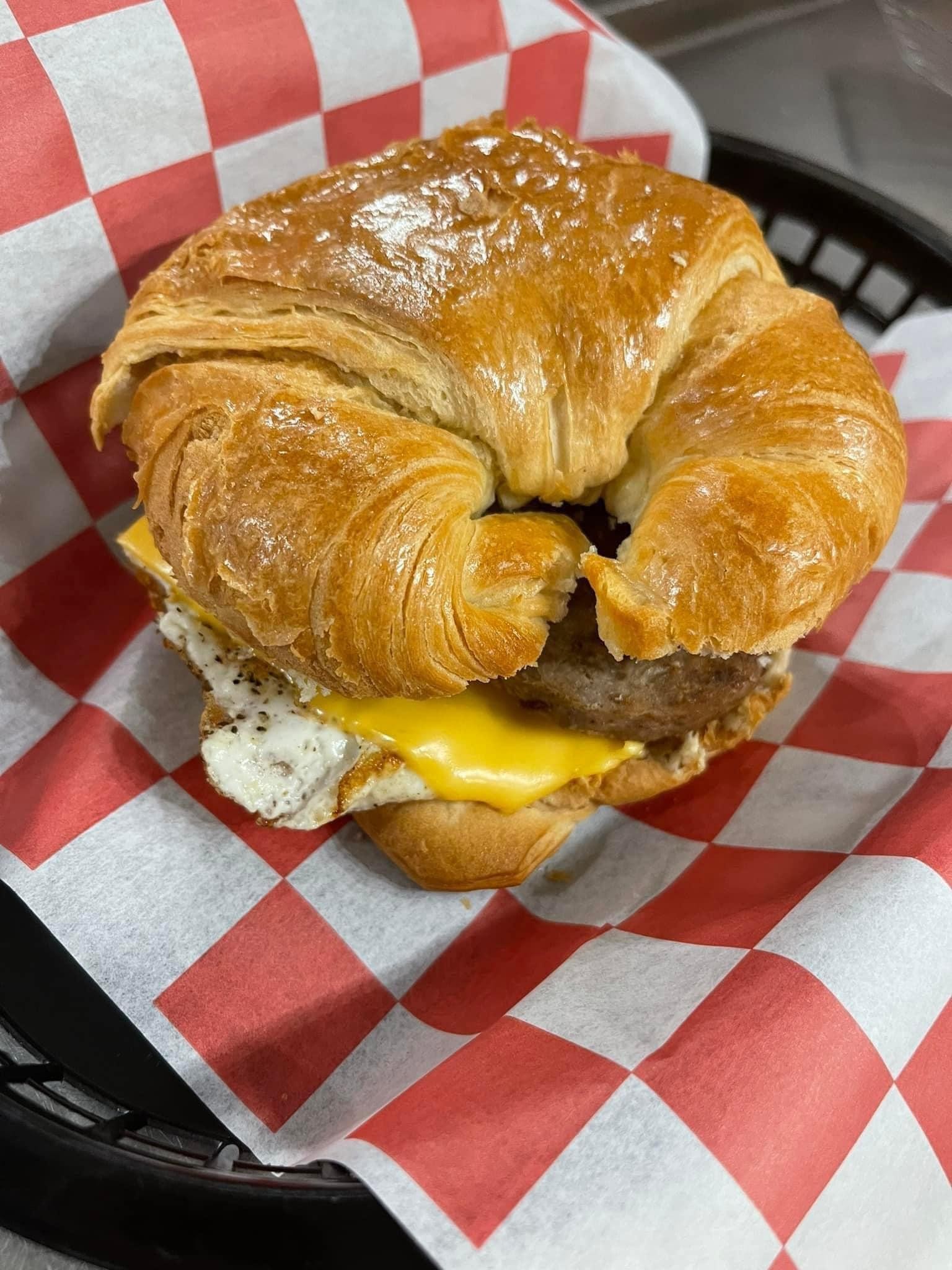 Sausage Egg Cheese Croissant