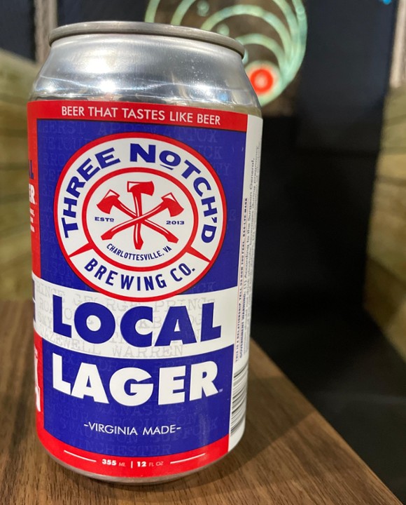 Three Notch’d Local Lager