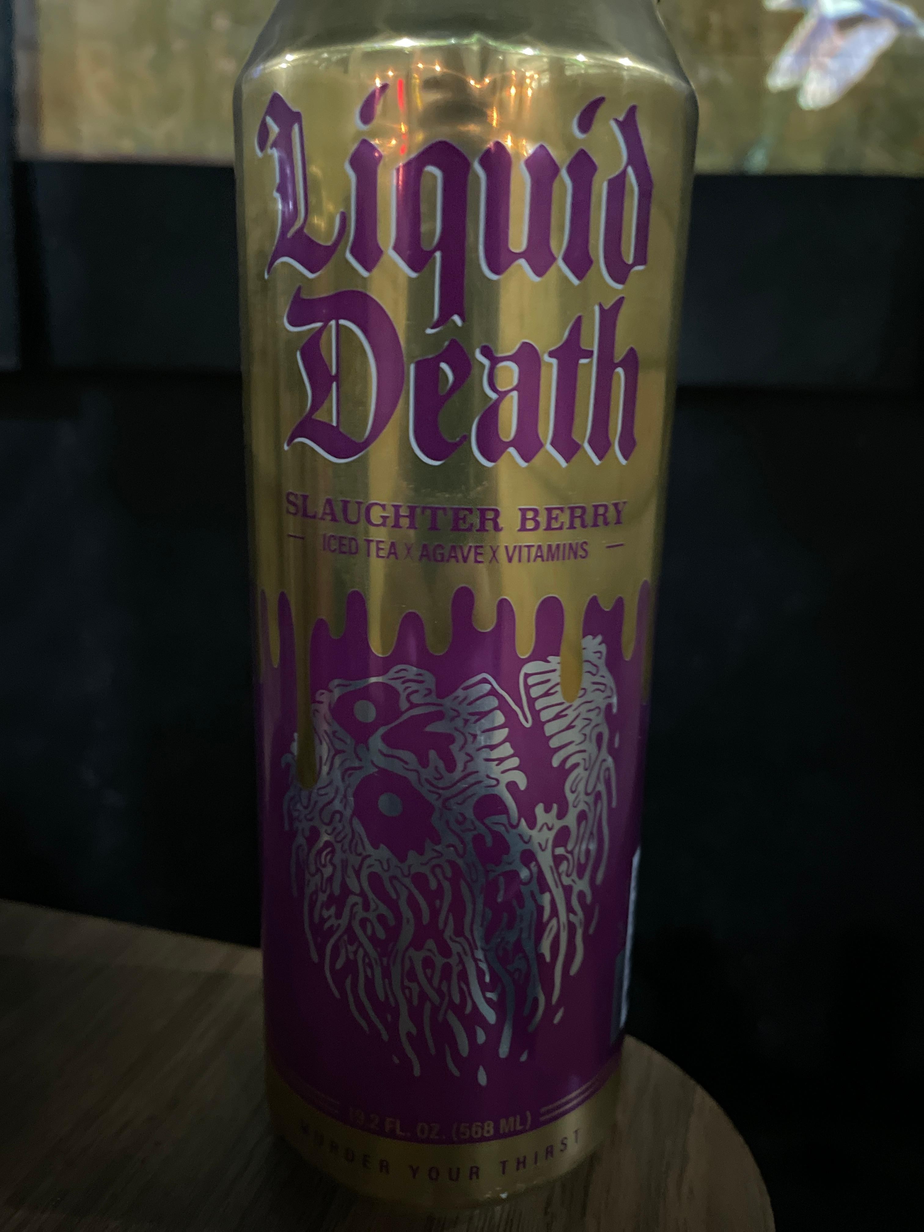 Liquid Death Slaughter Berry