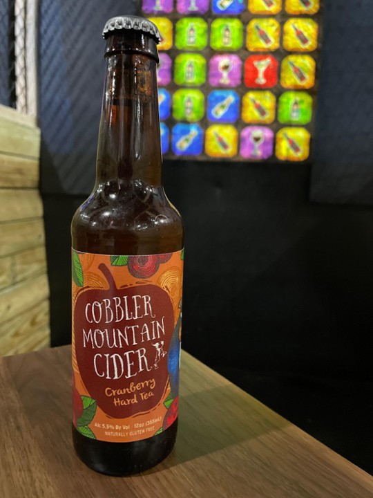 Cobbler Mountain Cranberry Hard Tea Cider