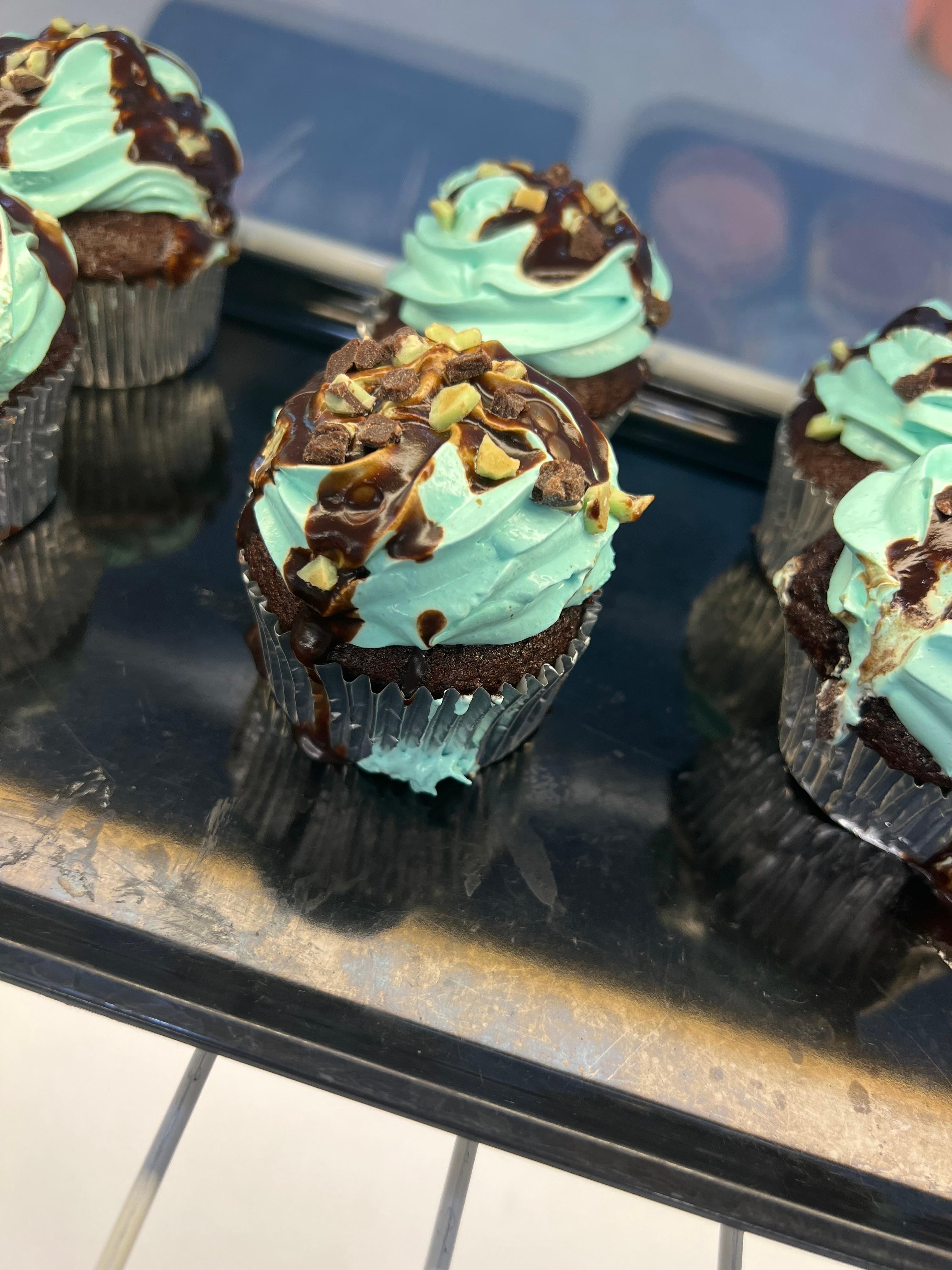 Whipped Mint Cupcake