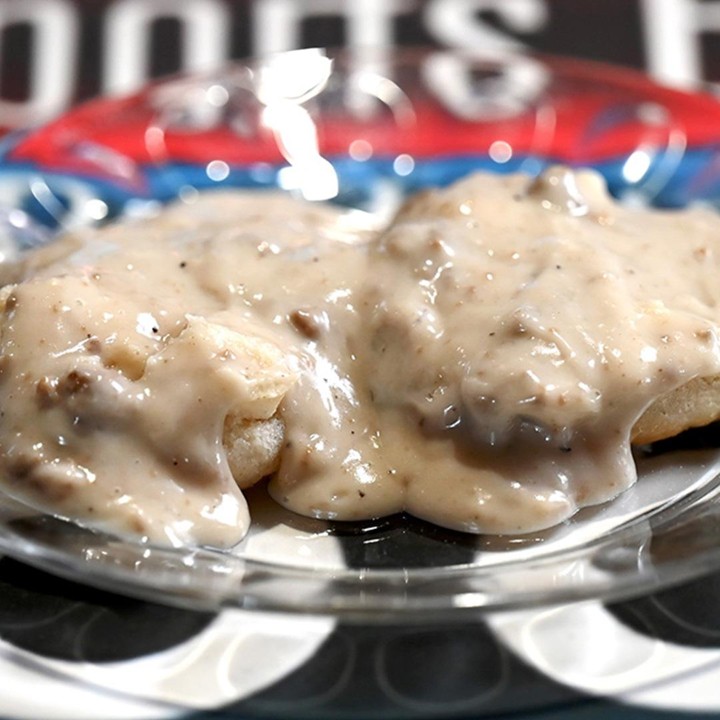 Single Biscuit with Gravy