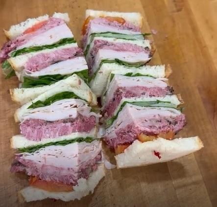 #1 Turkey & Pastrami Club Sandwich