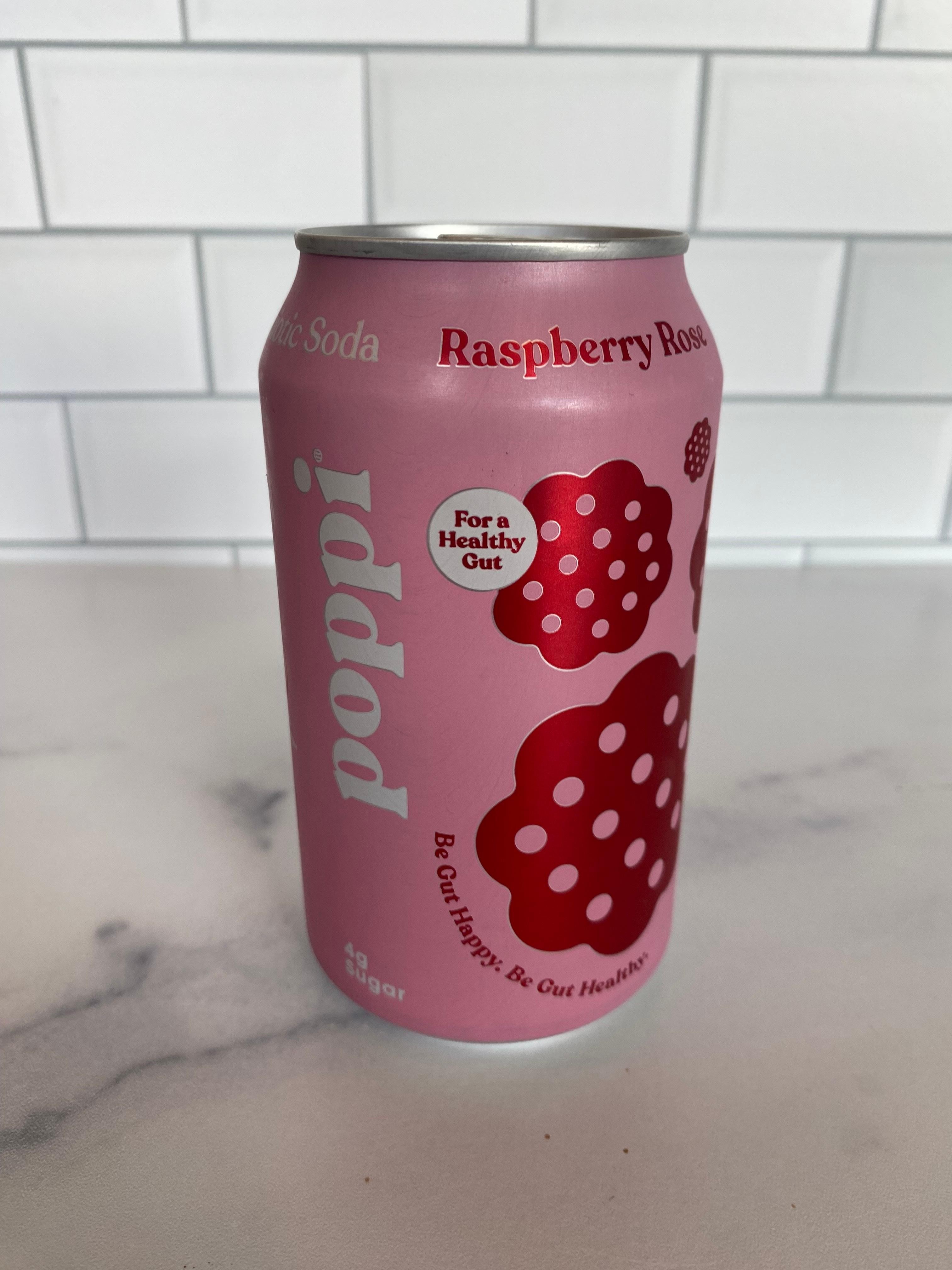 Poppi Prebiotic Raspberry Rose