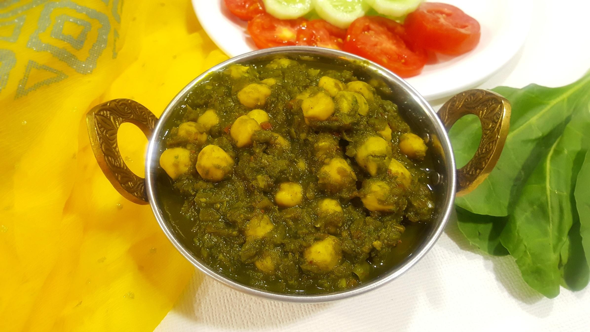 Chana Palak (Spinach)