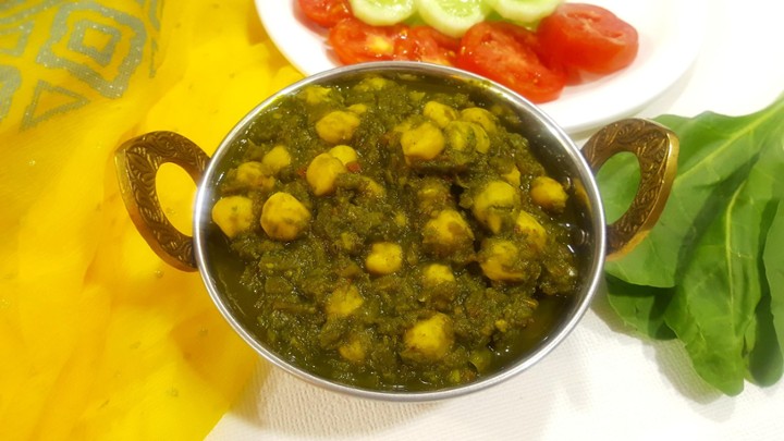 Chana Palak (Spinach)