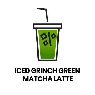 Iced Grinch Matcha Latte