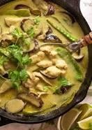 green curry dinner