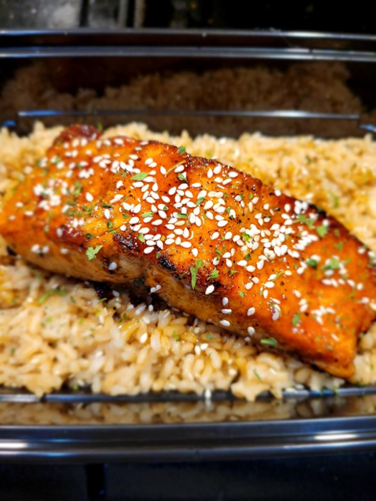Grilled Salmon With Couscous