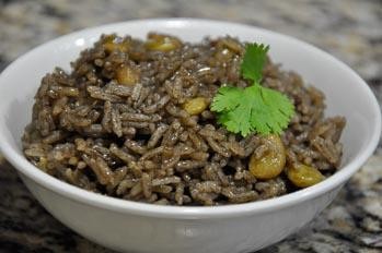 Haitian Black Mushroom Rice (Djon,Djon)