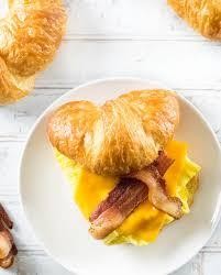 Bacon Egg & Cheese on Croissant
