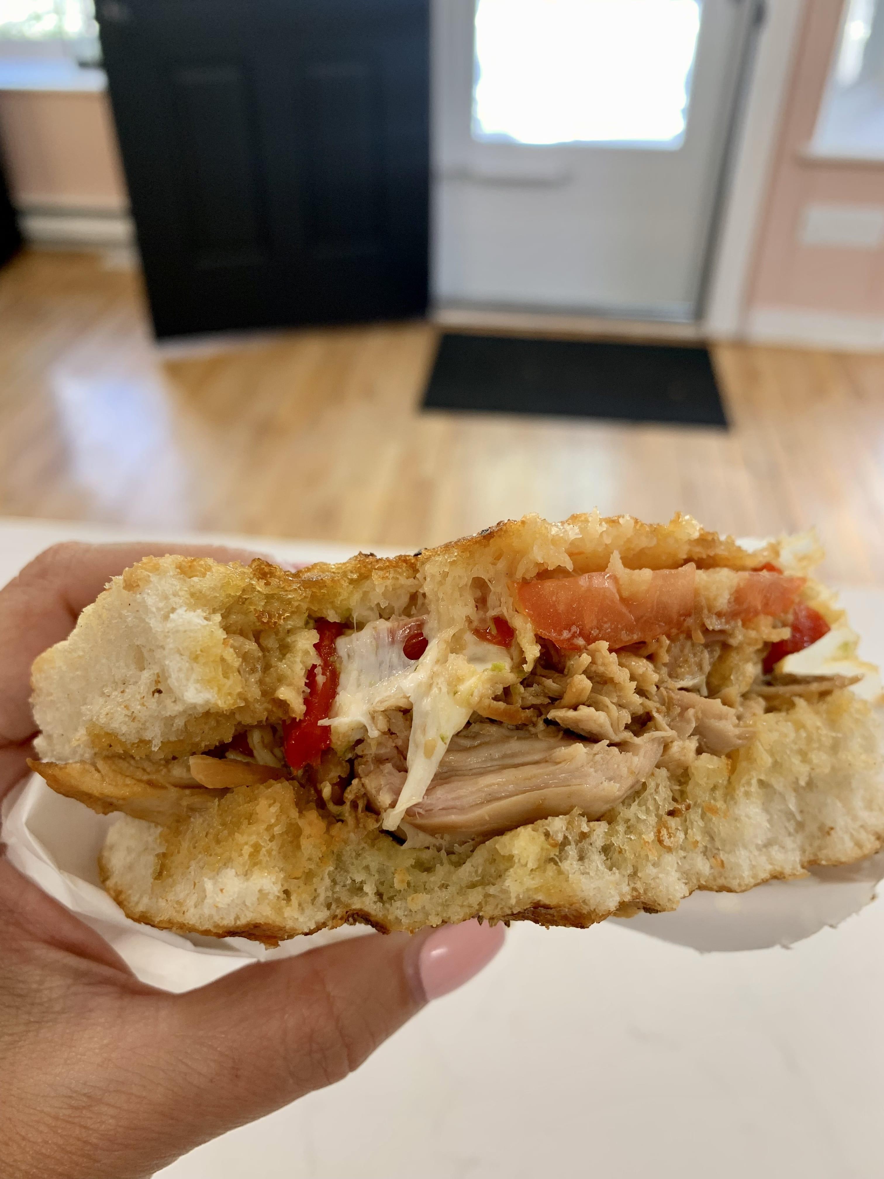 Focaccia Panini- Chicken Caprese
