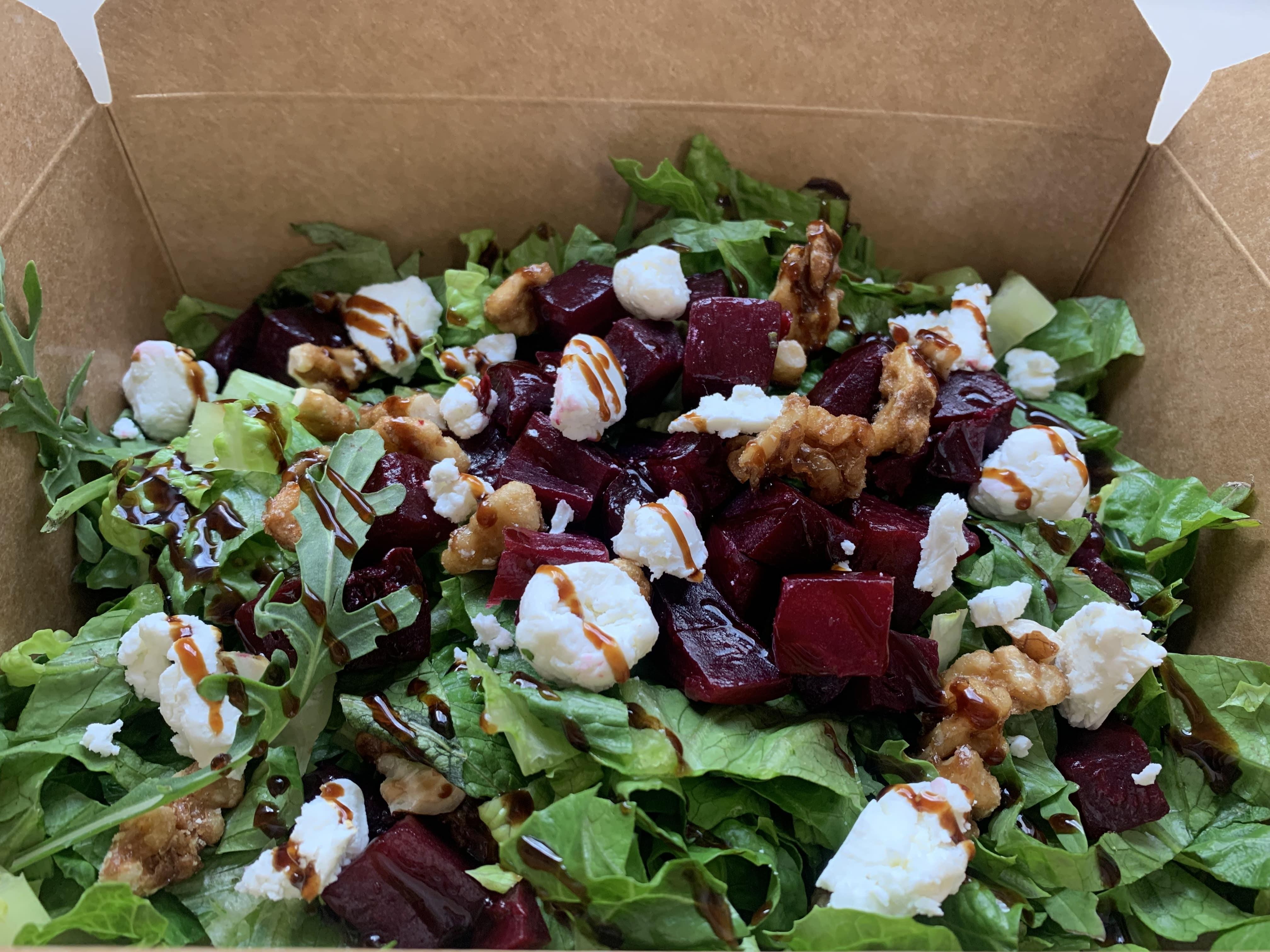 Beet and Candied Walnut Salad