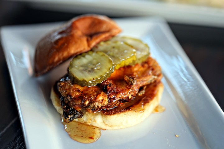 "Eattown" Hot Chicken Sandwich