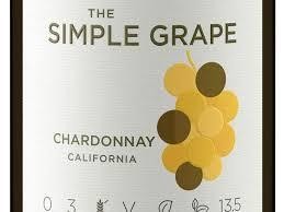 The Simple Grape Chardonnay Bottle