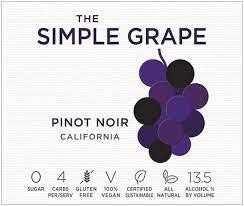 The Simple Grape Pinot Noir Bottle