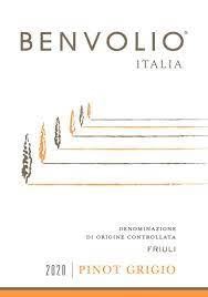 Benvolio Pinot Grigio Bottle
