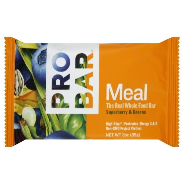 PROBAR Meal Replacement Bars Size SuperBerry & Greens - Case of 12 | Carewell