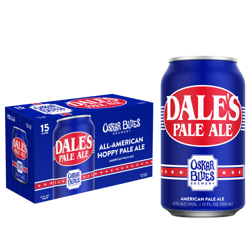 Oskar Blues Brewery Dales Pale Ale All American Hoppy Pale Ale 12oz