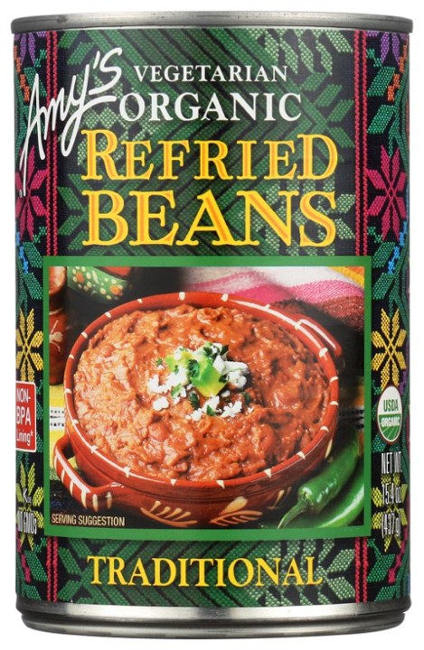 Amy's Organic Refried Beans Vegetarian Traditional 15.4 Oz