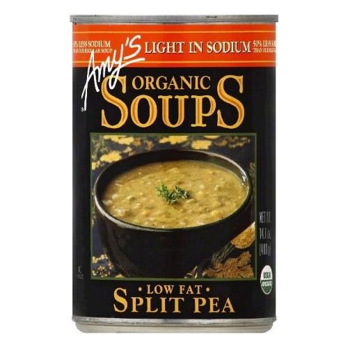 Amy's Organic Soup Light in Sodium Split Pea 14.1 Fl Oz