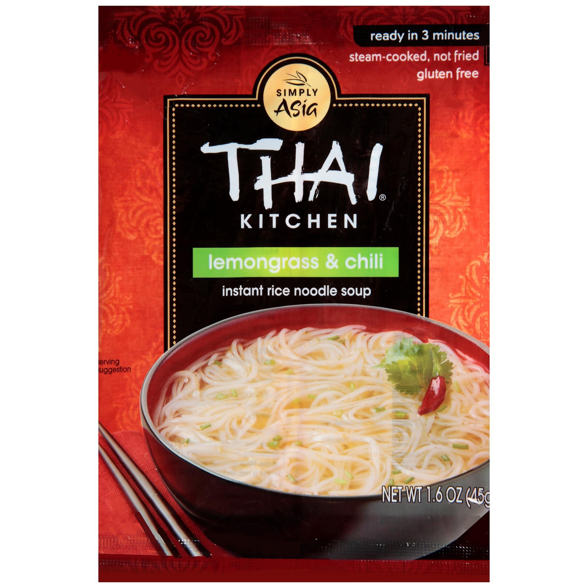 Thai Kitchen Instant Rice Noodle Soup Lemongrass & Chili 1.6 Oz