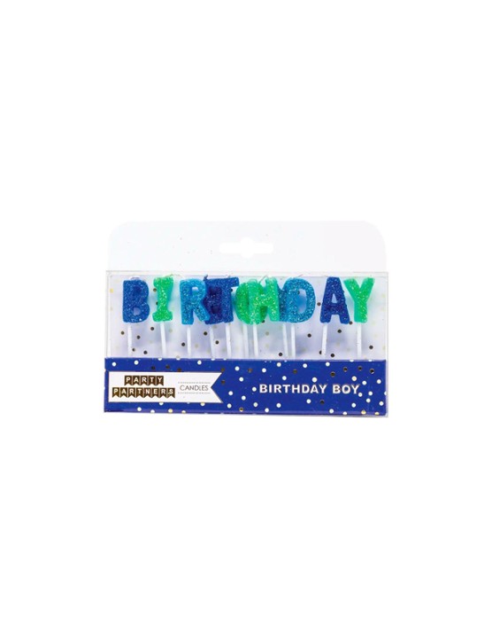 Birthday Boy Candle Set