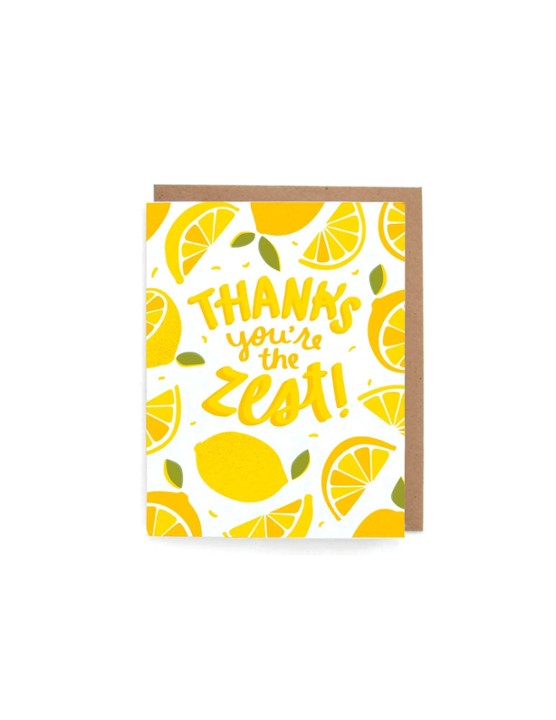 You're the Zest Thank You Card