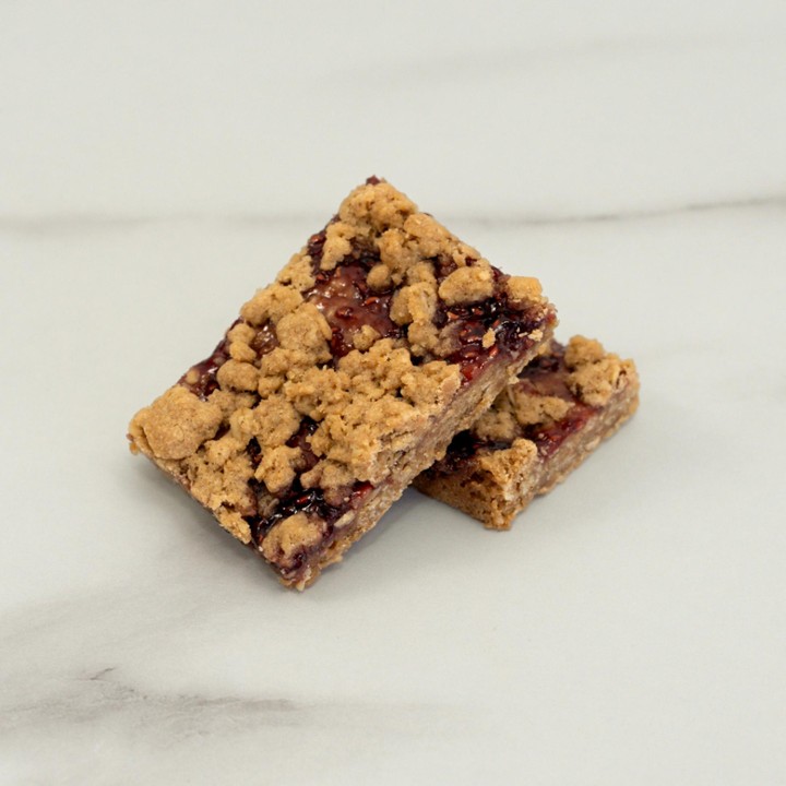 Oatmeal Crumble Jam Bar