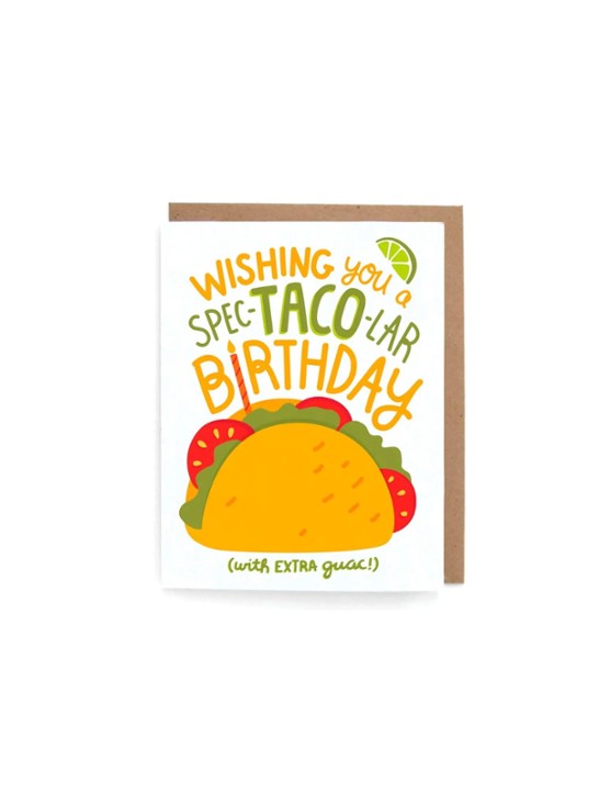 Taco Birthday Card