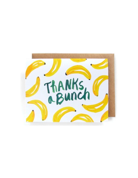 Thanks A Bunch Bananas Card