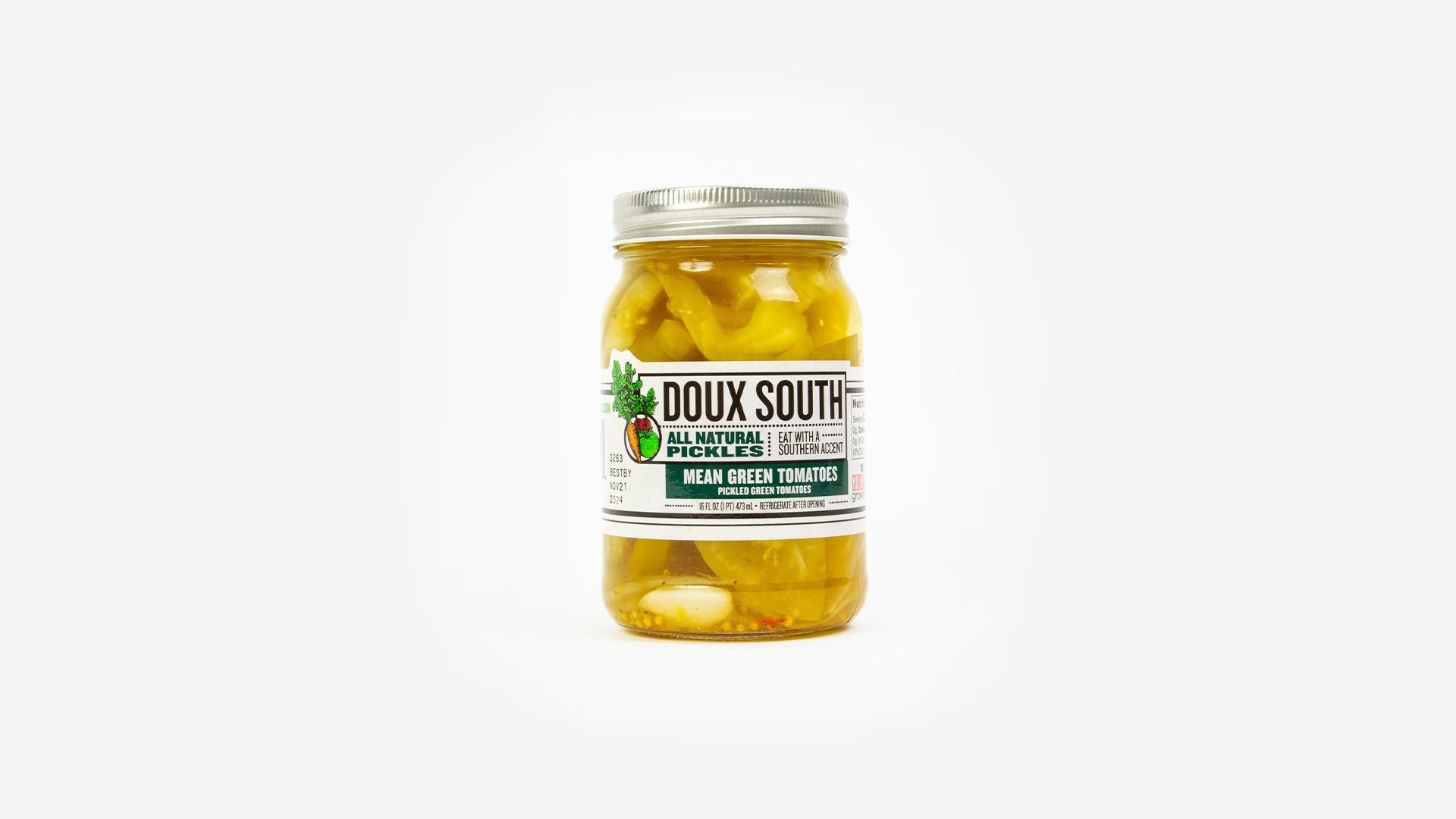 Doux South Mean Green Pickled Tomatoes