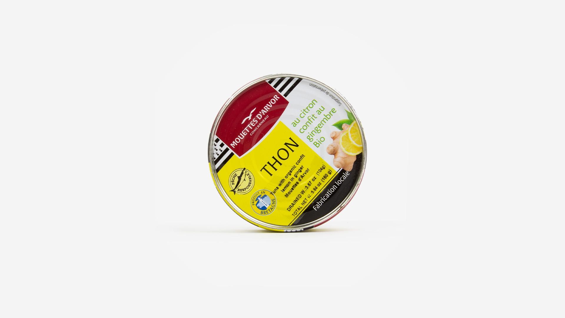 Les Mouettes d'Arvor Tuna w/ Organic Lemon Confit & Ginger