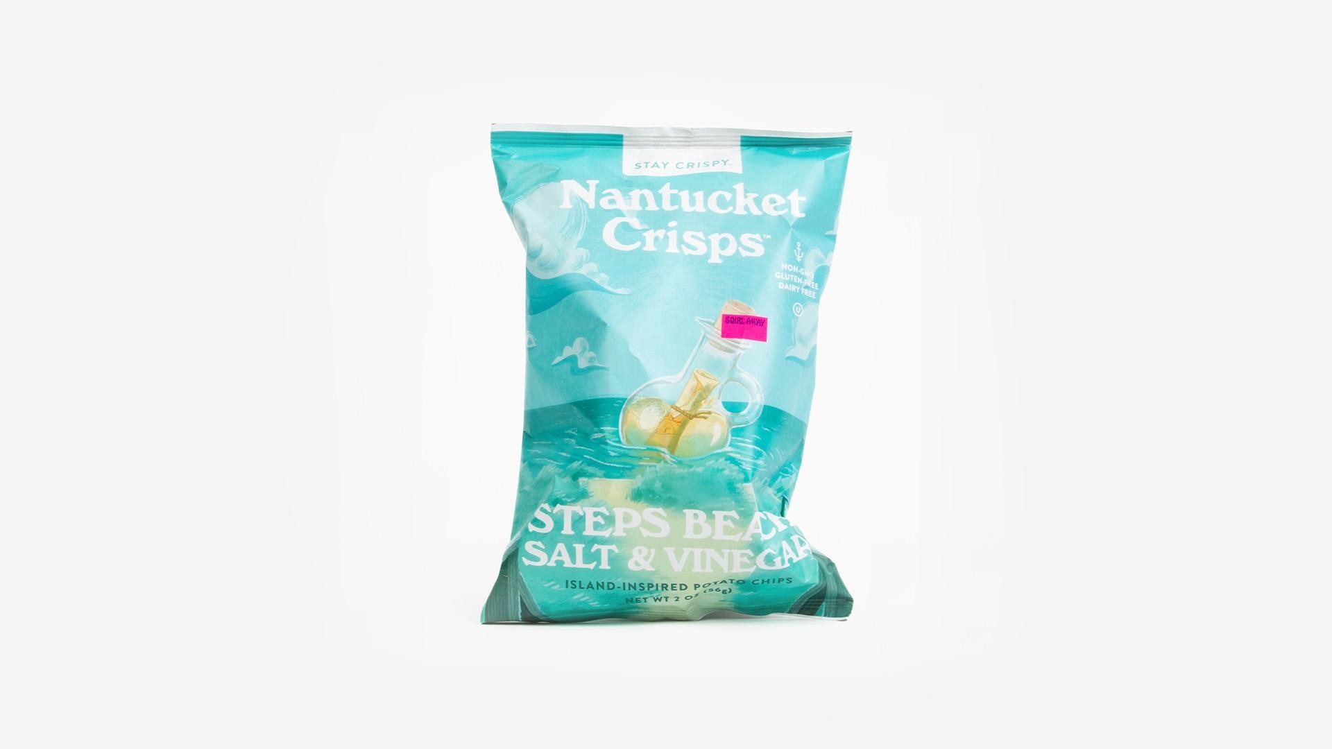Nantucket Crisps Steps Beach Salt & Vinegar Chips
