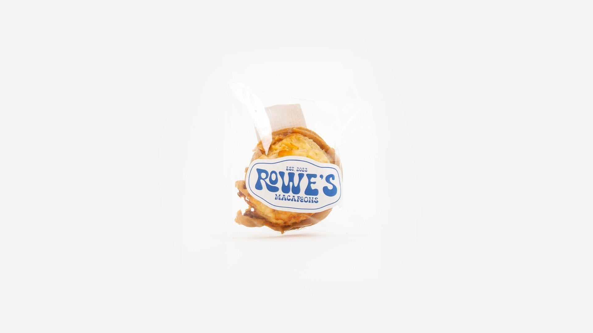 Rowe's Peanut Butter Dipped Macaroon