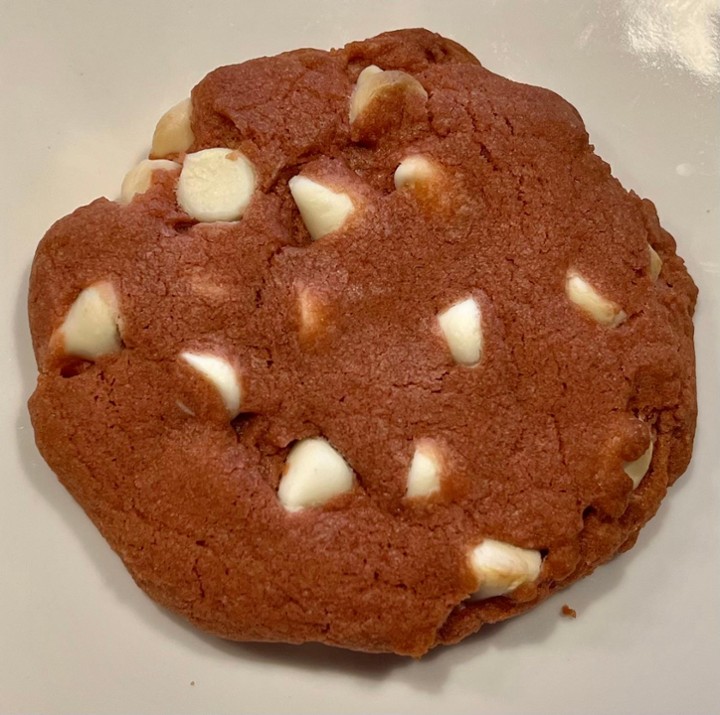 Red Velvet White Chocolate Chip Cookie