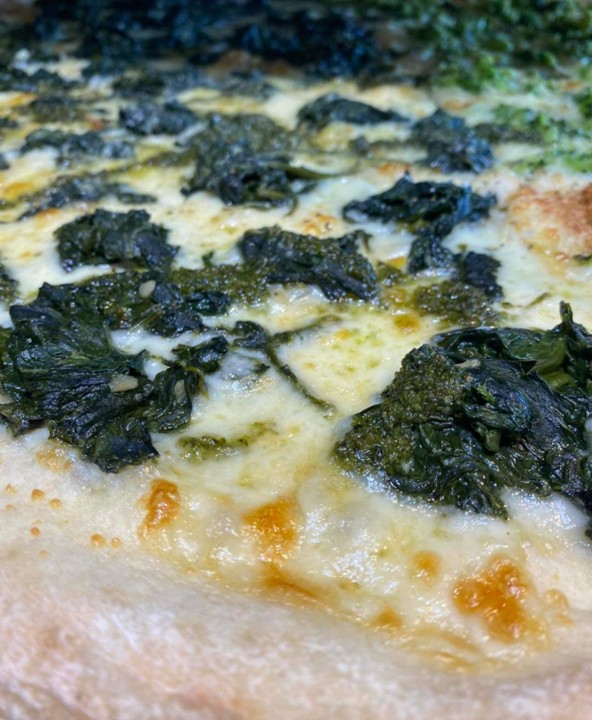 Spinach Bianca Pizza