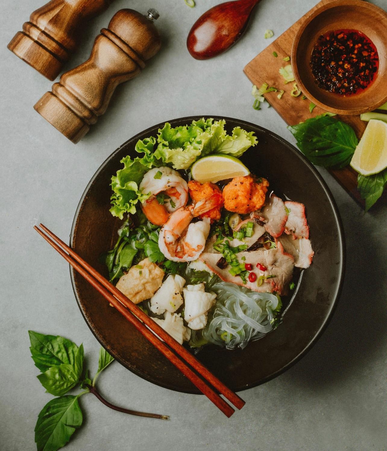 Vietnamese Pork And Prawn Noodle