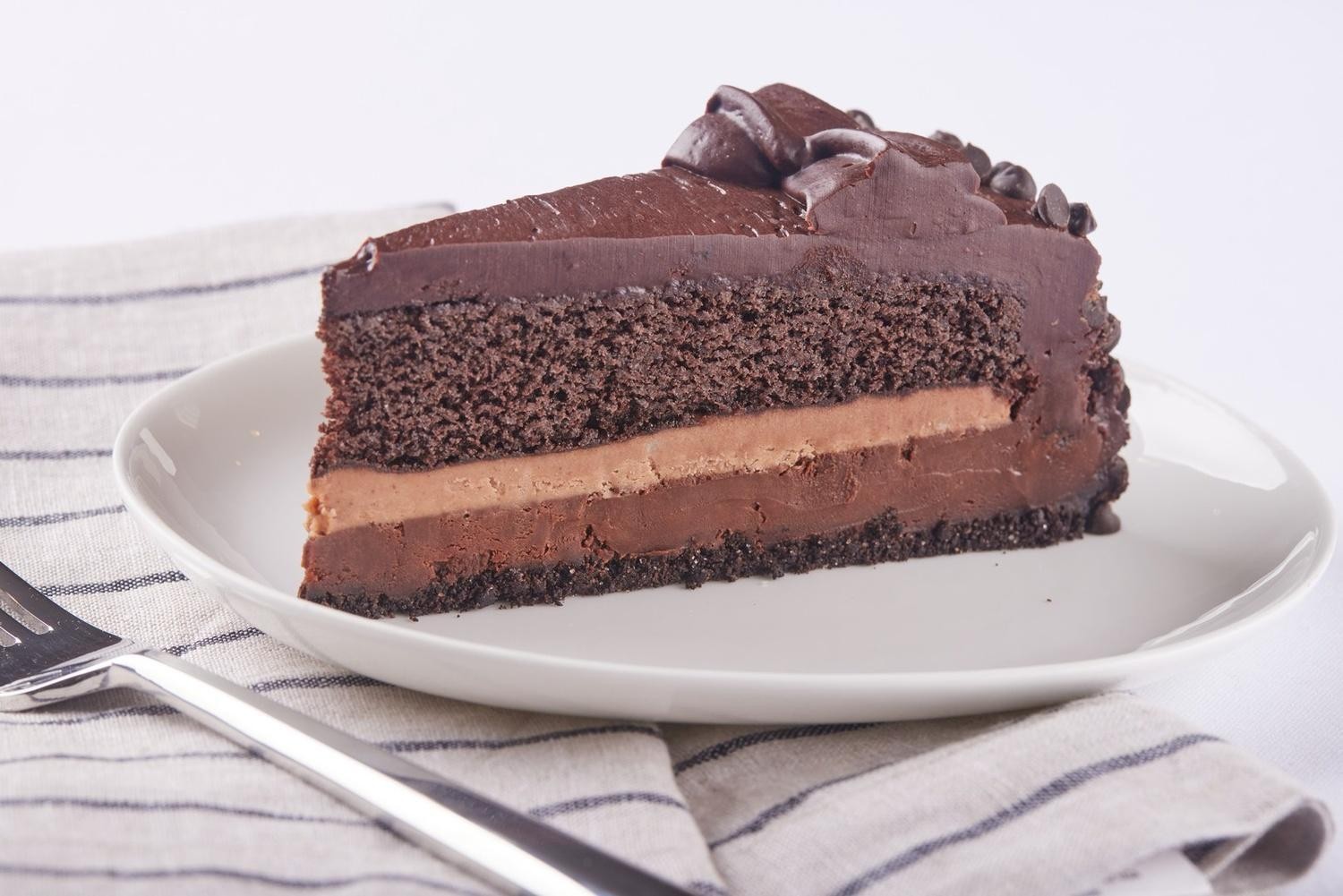 Ultimate Chocolate Cake Slice