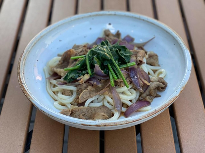 Sukiyaki beef udon