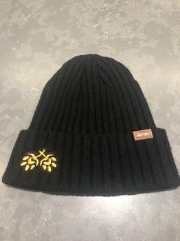 KSH -  Stocking Hat - Black w/Gold HopPaw