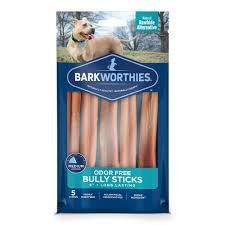 Barkworthies - Odor Free Bully Stick 6" - 5pk