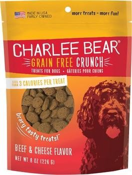 Charlee Bear - Grain Free Crunch 8oz - Beef Liver & Cheese